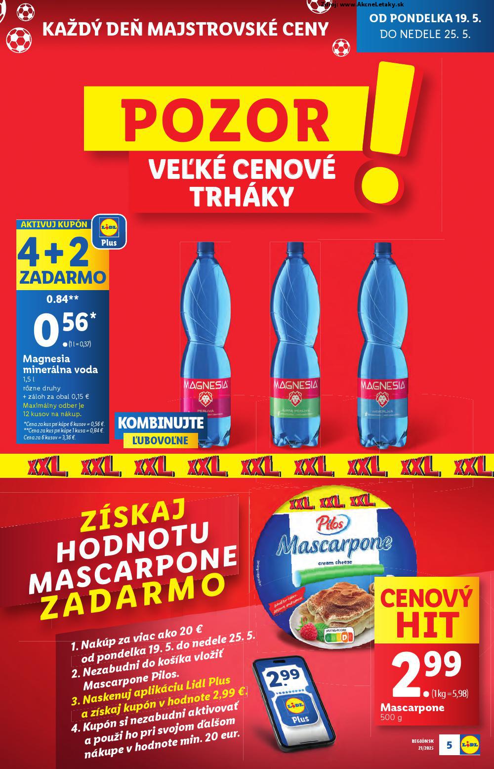 Leták Lidl (19. 5. - 25. 5. 2025) - strana 5 z 108