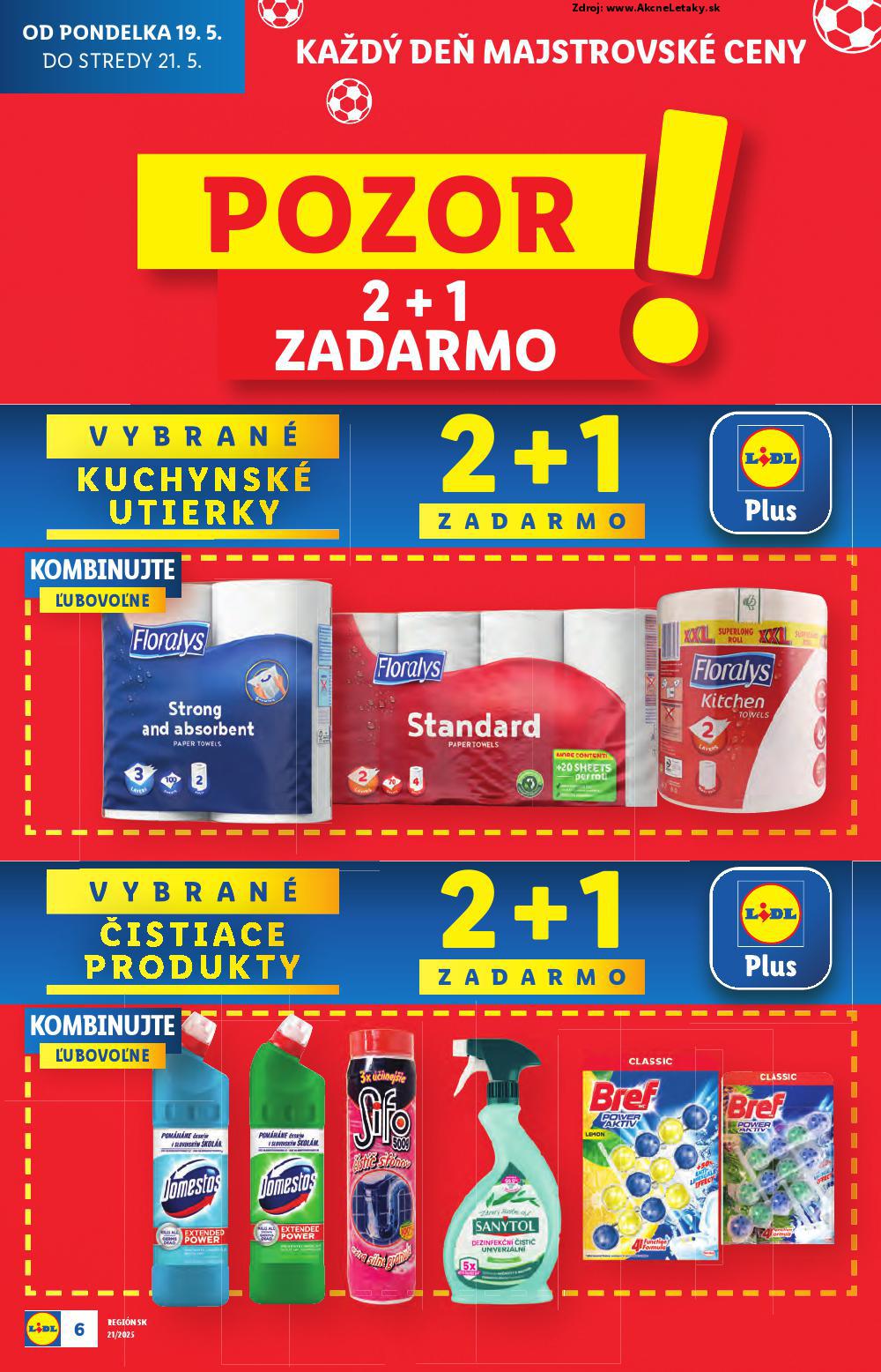 Leták Lidl (19. 5. - 25. 5. 2025) - strana 6 z 108