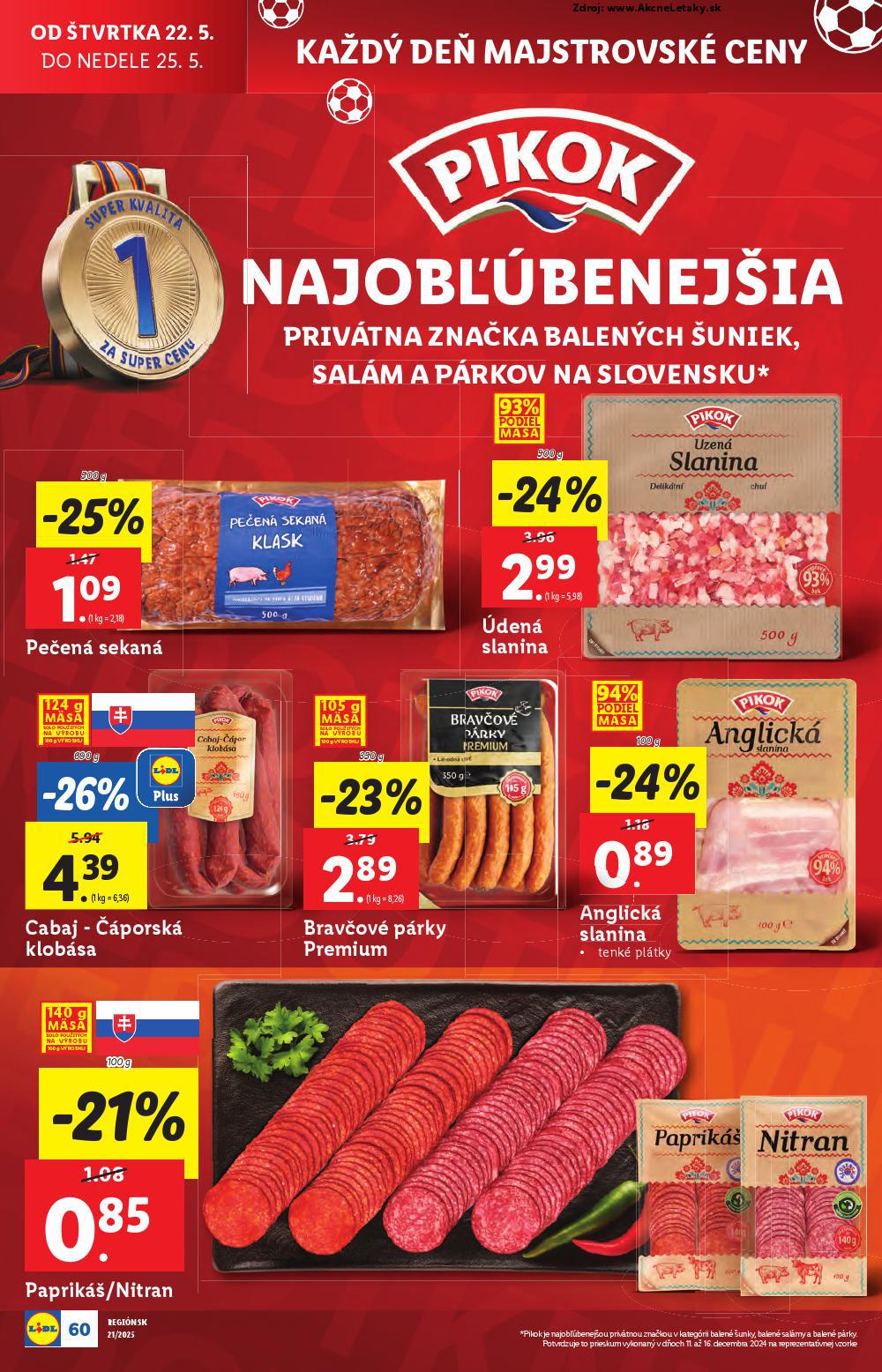 Leták Lidl (19. 5. - 25. 5. 2025) - strana 88 z 108