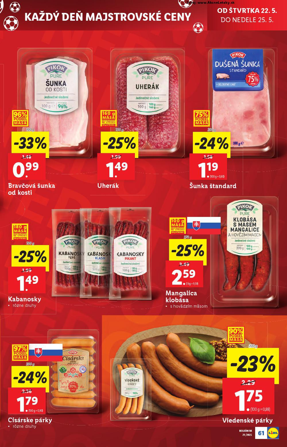Leták Lidl (19. 5. - 25. 5. 2025) - strana 89 z 108