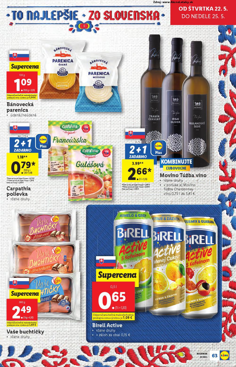 Leták Lidl (19. 5. - 25. 5. 2025) - strana 91 z 108