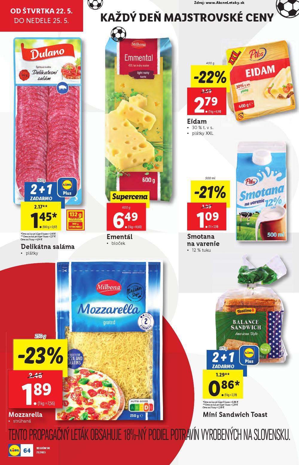 Leták Lidl (19. 5. - 25. 5. 2025) - strana 92 z 108
