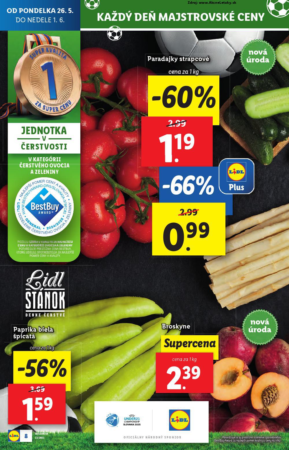 Leták Lidl (26. 5. - 1. 6. 2025) - strana 14 z 98