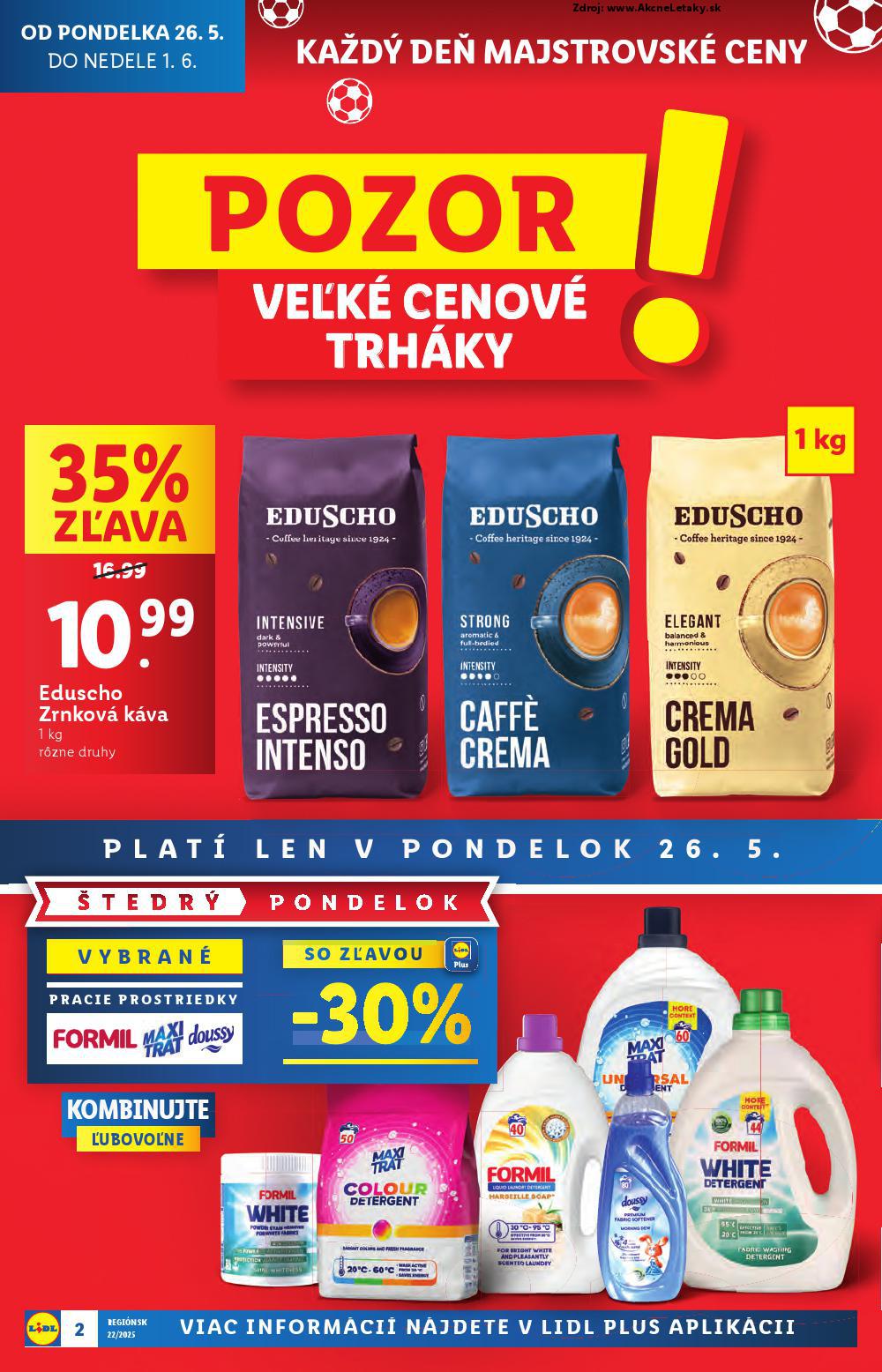 Leták Lidl (26. 5. - 1. 6. 2025) - strana 2 z 98