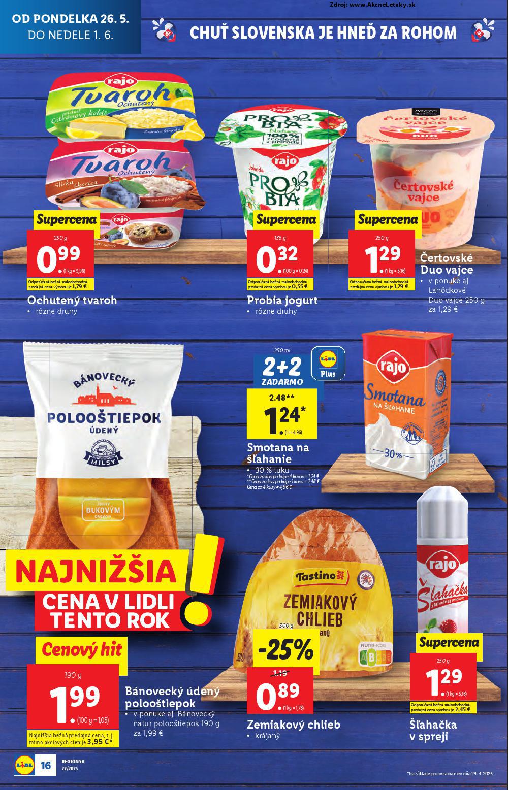 Leták Lidl (26. 5. - 1. 6. 2025) - strana 22 z 98