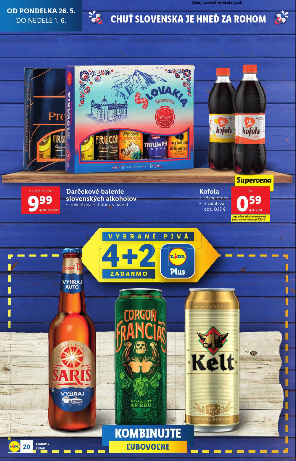 Leták Lidl (26. 5. - 1. 6. 2025) - strana 26 z 98