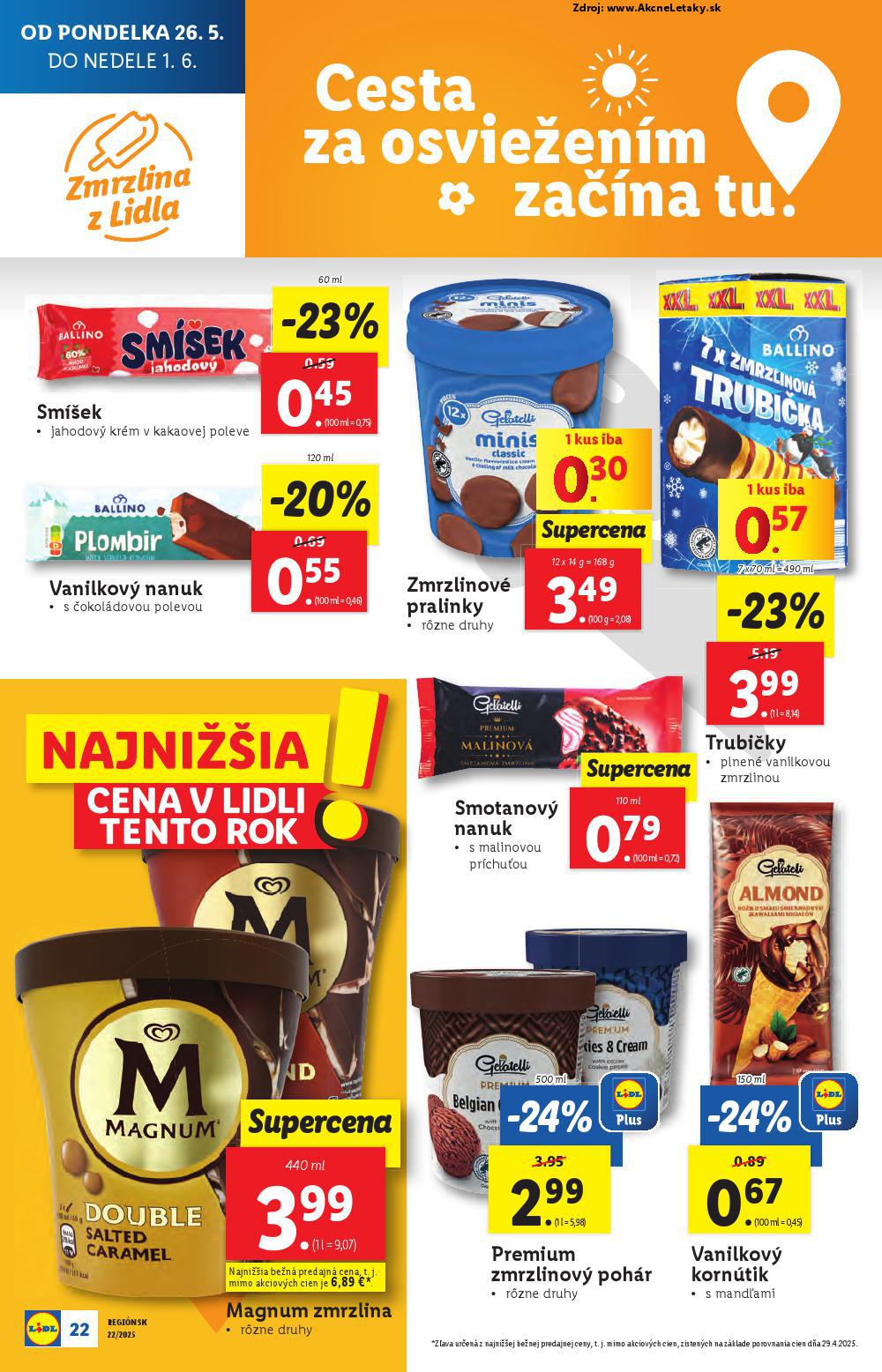 Leták Lidl (26. 5. - 1. 6. 2025) - strana 28 z 98
