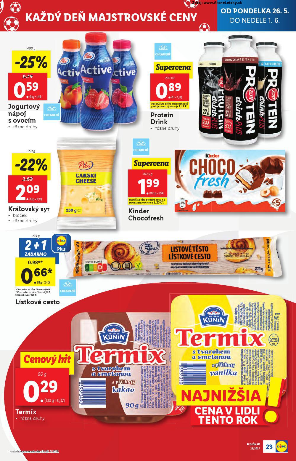 Leták Lidl (26. 5. - 1. 6. 2025) - strana 29 z 98