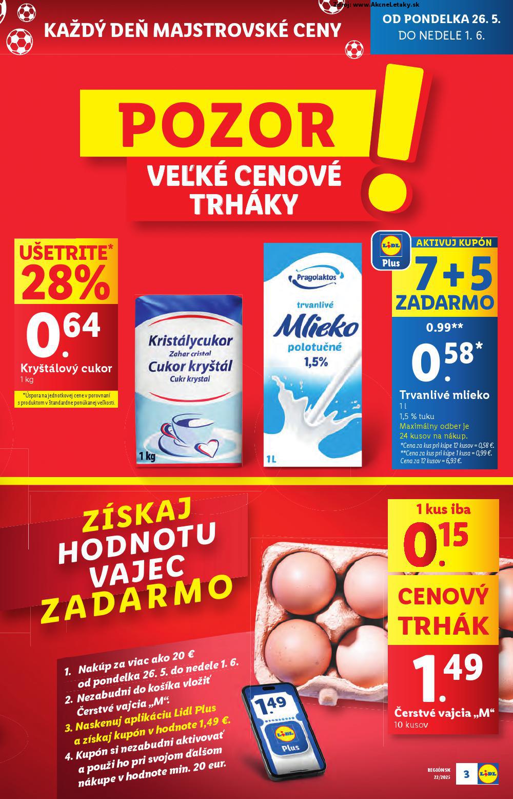 Leták Lidl (26. 5. - 1. 6. 2025) - strana 3 z 98
