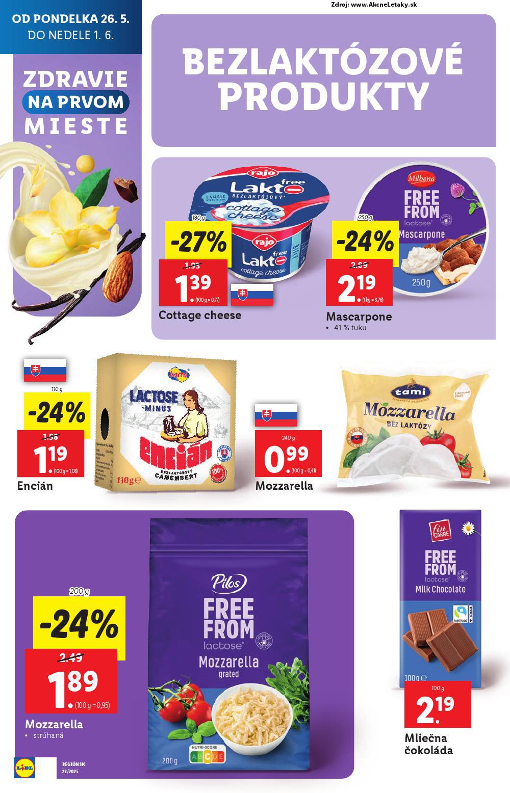 Leták Lidl (26. 5. - 1. 6. 2025) - strana 32 z 98