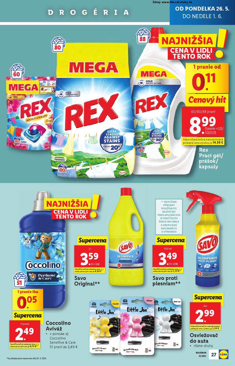 Leták Lidl (26. 5. - 1. 6. 2025) - strana 39 z 98