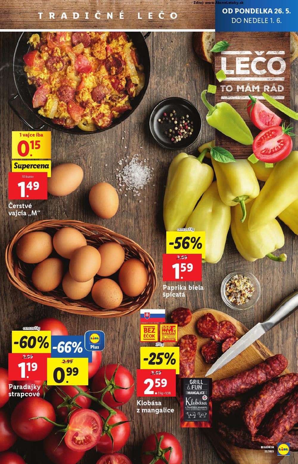 Leták Lidl (26. 5. - 1. 6. 2025) - strana 42 z 98