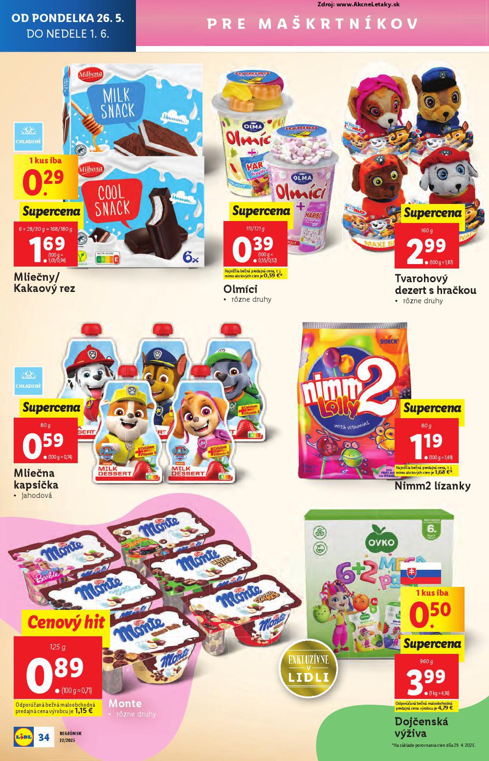 Leták Lidl (26. 5. - 1. 6. 2025) - strana 52 z 98
