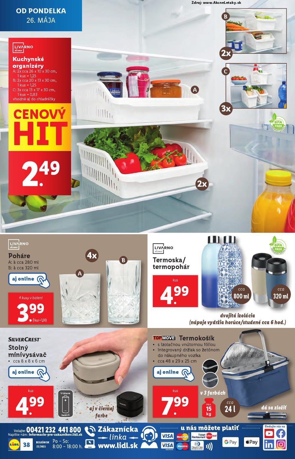 Leták Lidl (26. 5. - 1. 6. 2025) - strana 56 z 98