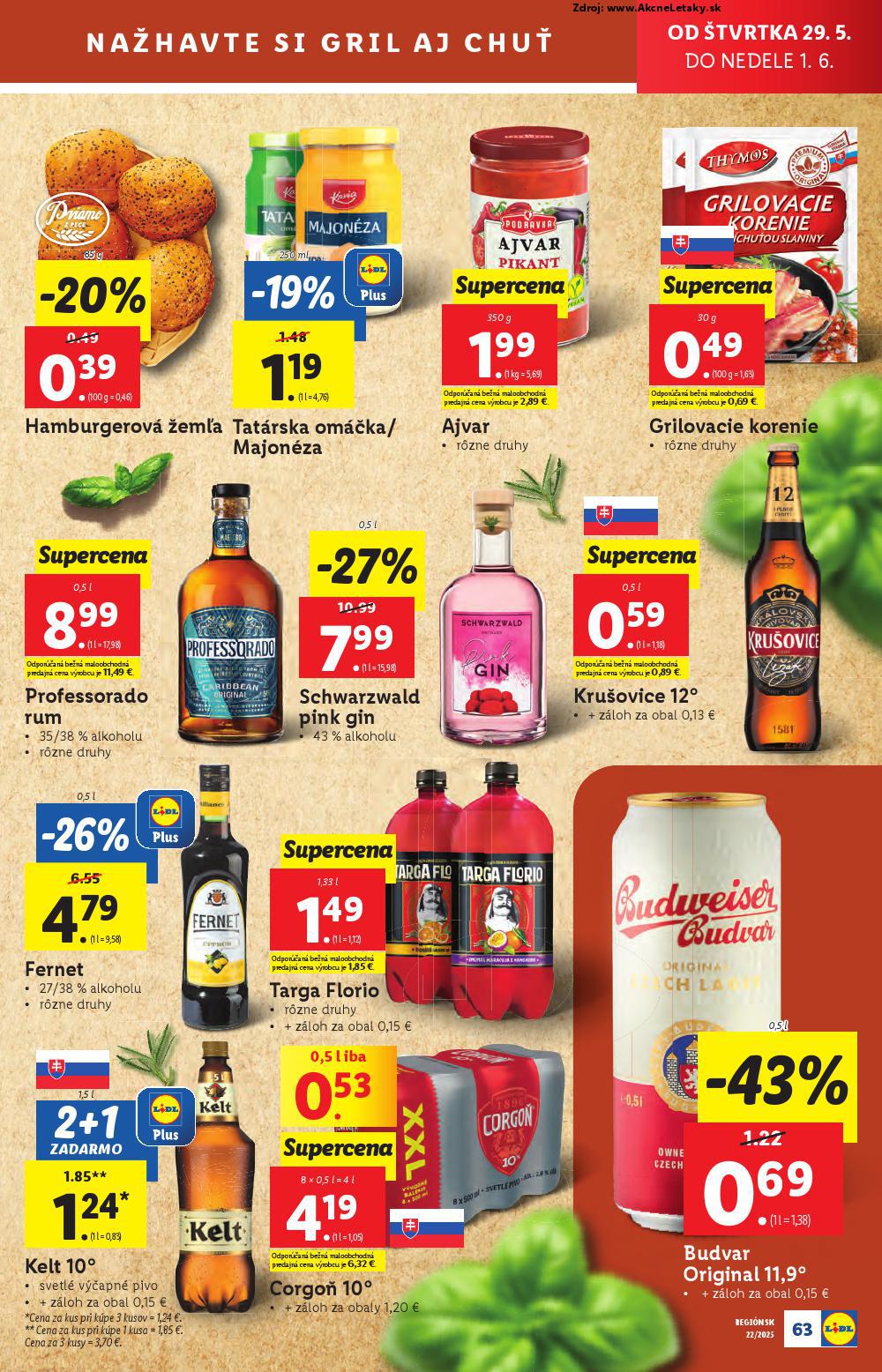Leták Lidl (26. 5. - 1. 6. 2025) - strana 85 z 98
