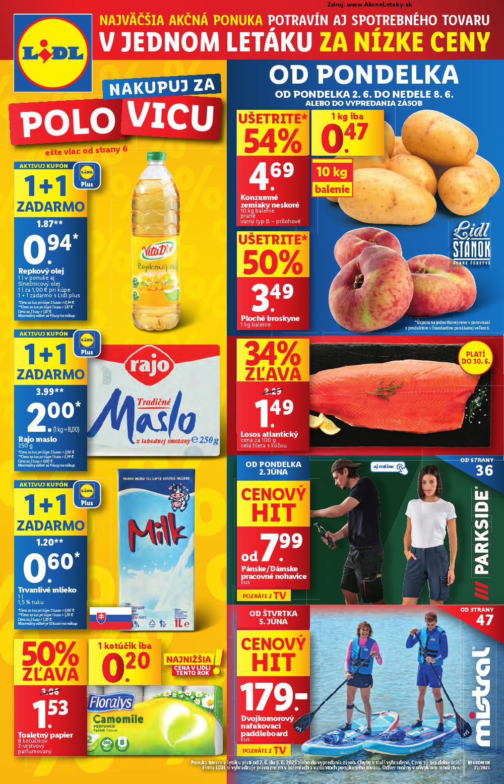 Leták Lidl (2. 6. - 8. 6. 2025) - strana 1 z 96