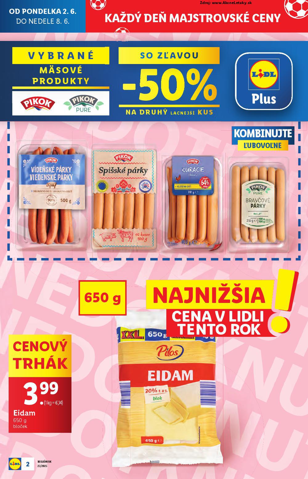 Leták Lidl (2. 6. - 8. 6. 2025) - strana 4 z 96