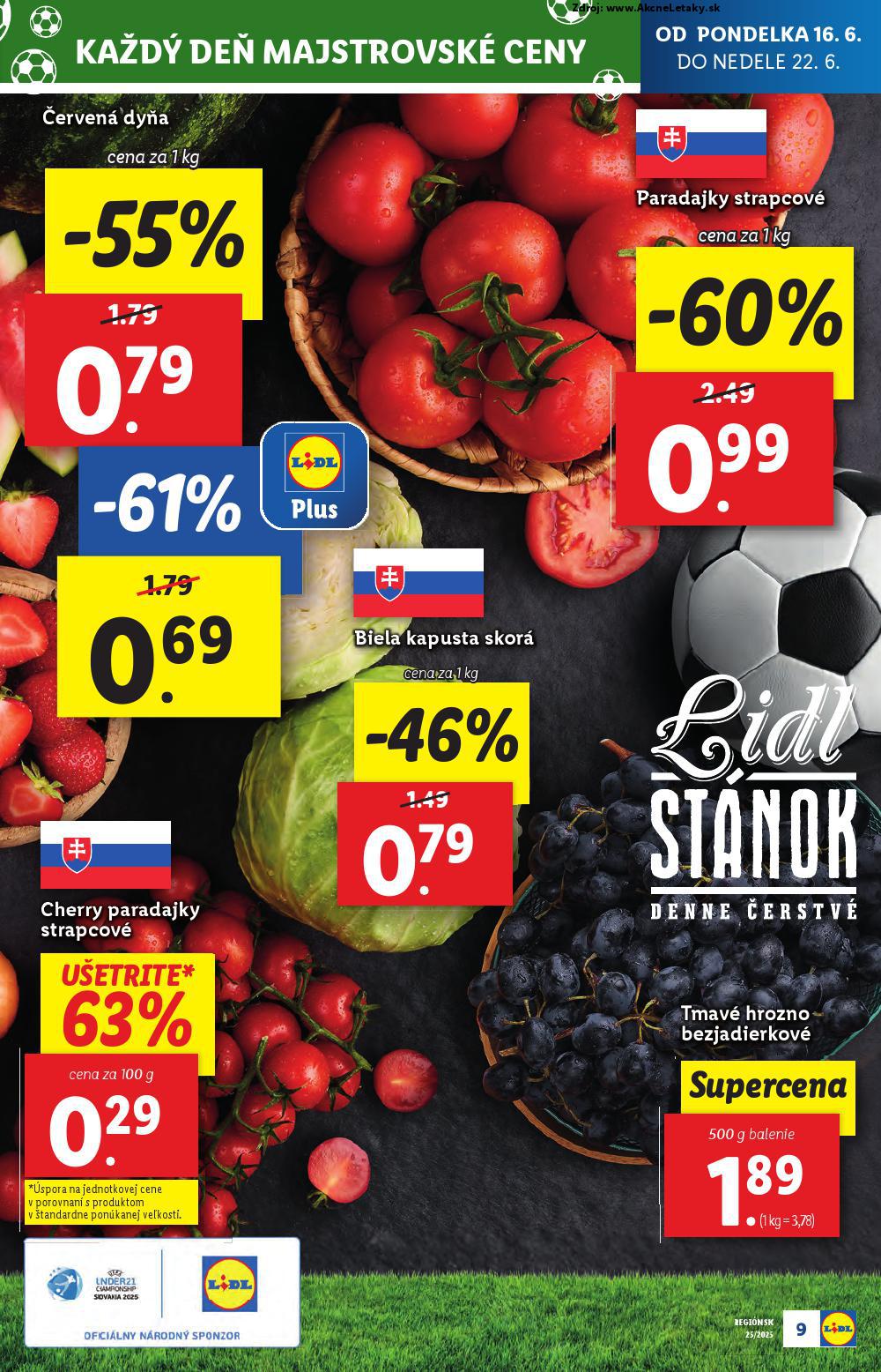 Leták Lidl (16. 6. - 22. 6. 2025) - strana 13 z 100