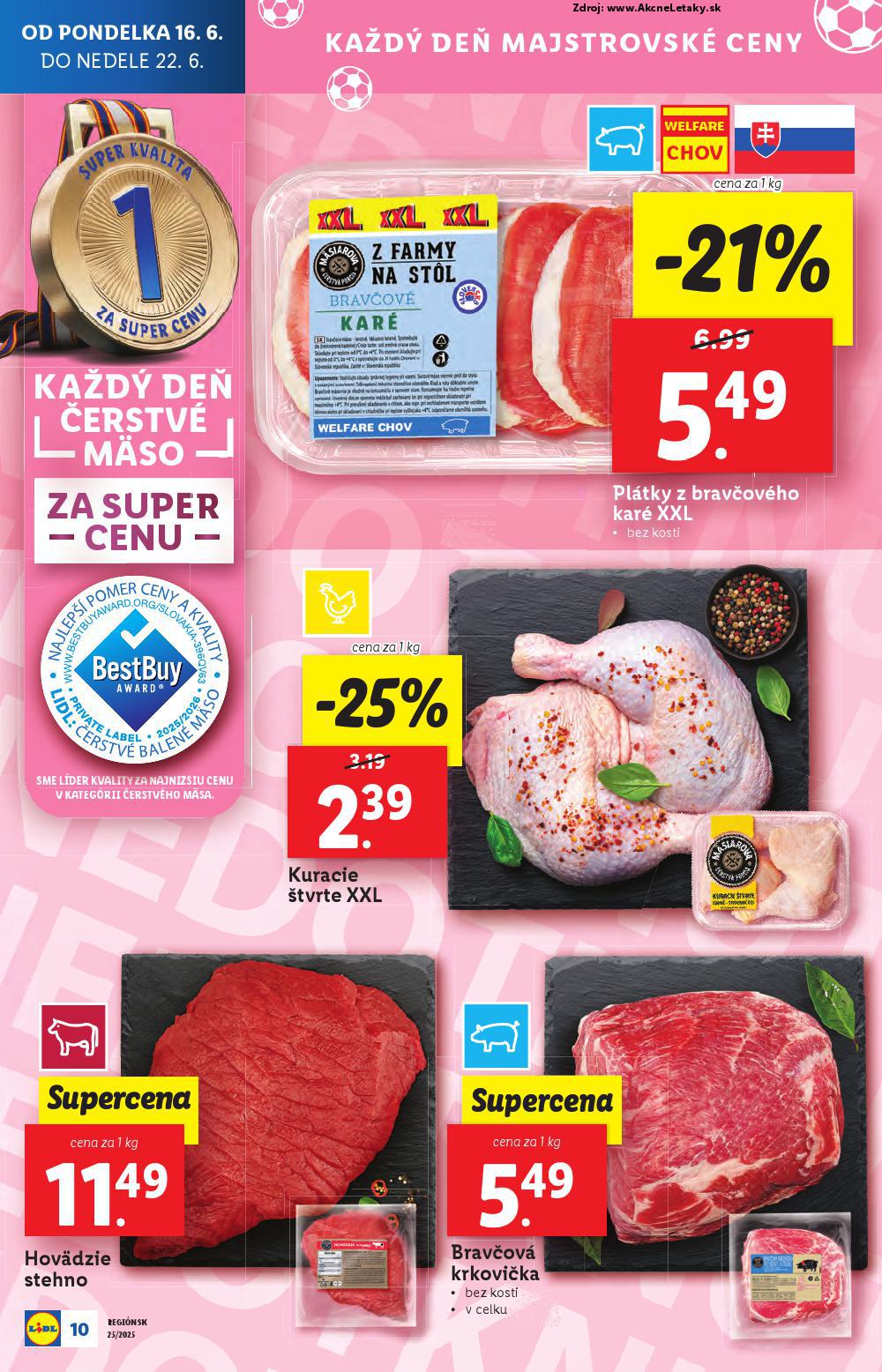 Leták Lidl (16. 6. - 22. 6. 2025) - strana 14 z 100