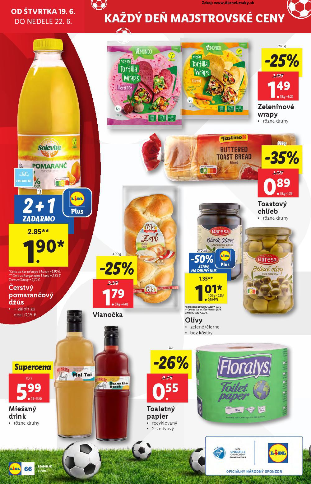 Leták Lidl (16. 6. - 22. 6. 2025) - strana 88 z 100