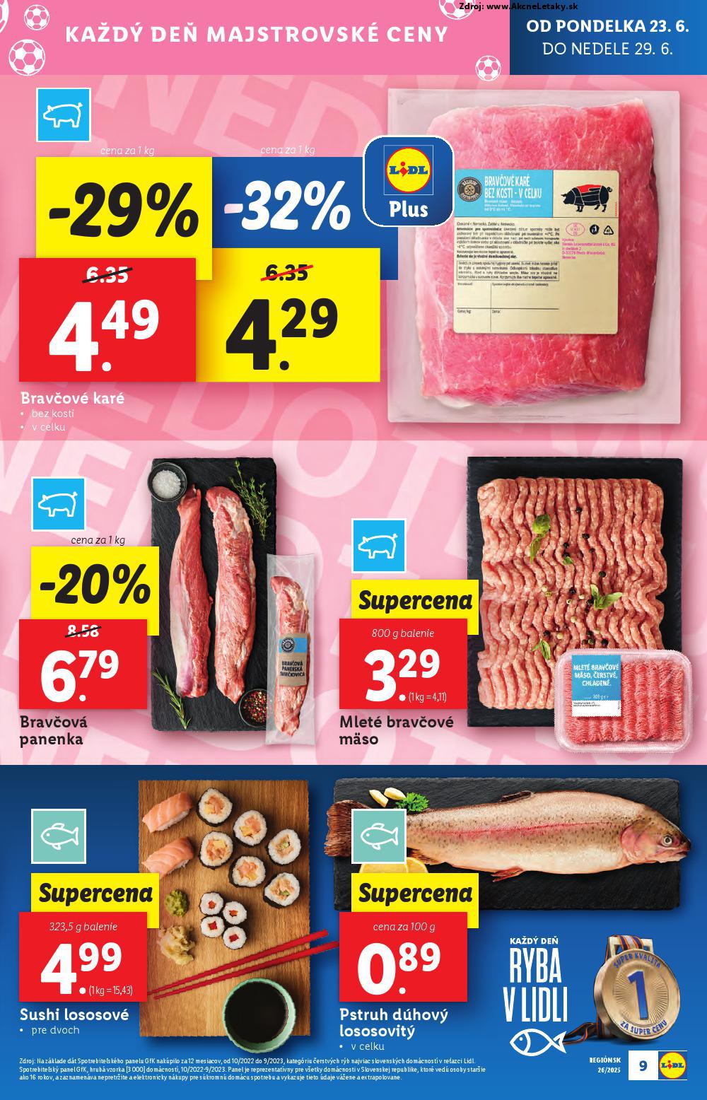Leták Lidl (23. 6. - 29. 6. 2025) - strana 13 z 93