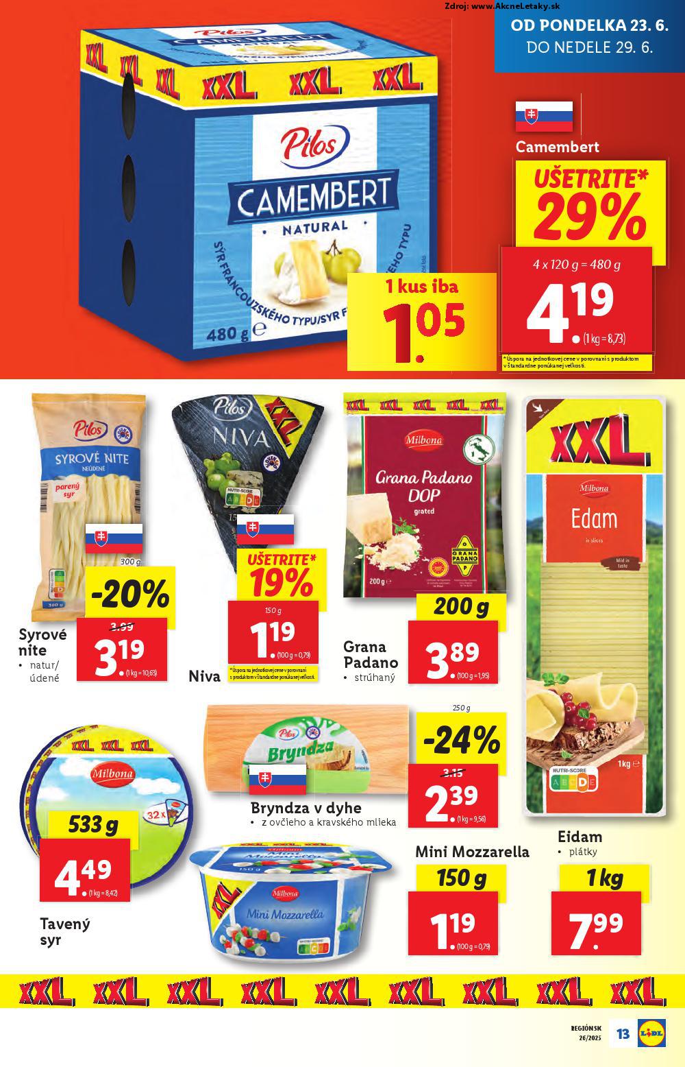 Leták Lidl (23. 6. - 29. 6. 2025) - strana 19 z 93