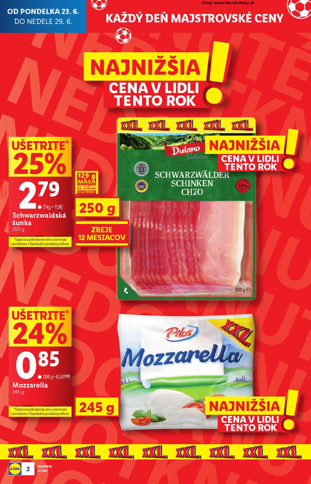 Leták Lidl (23. 6. - 29. 6. 2025) - strana 6 z 93