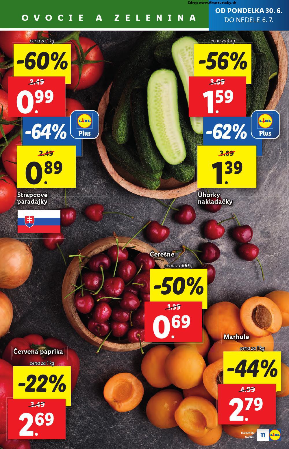 Leták Lidl (30. 6. - 6. 7. 2025) - strana 11 z 93
