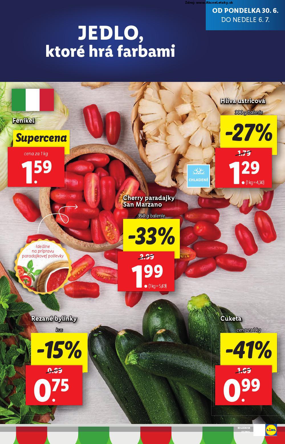 Leták Lidl (30. 6. - 6. 7. 2025) - strana 13 z 93