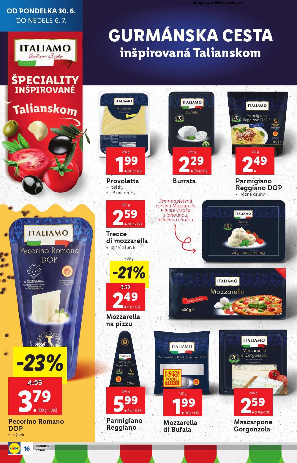 Leták Lidl (30. 6. - 6. 7. 2025) - strana 18 z 93