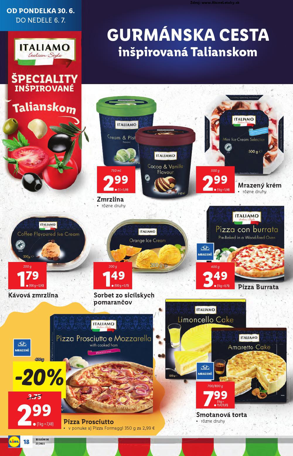 Leták Lidl (30. 6. - 6. 7. 2025) - strana 20 z 93
