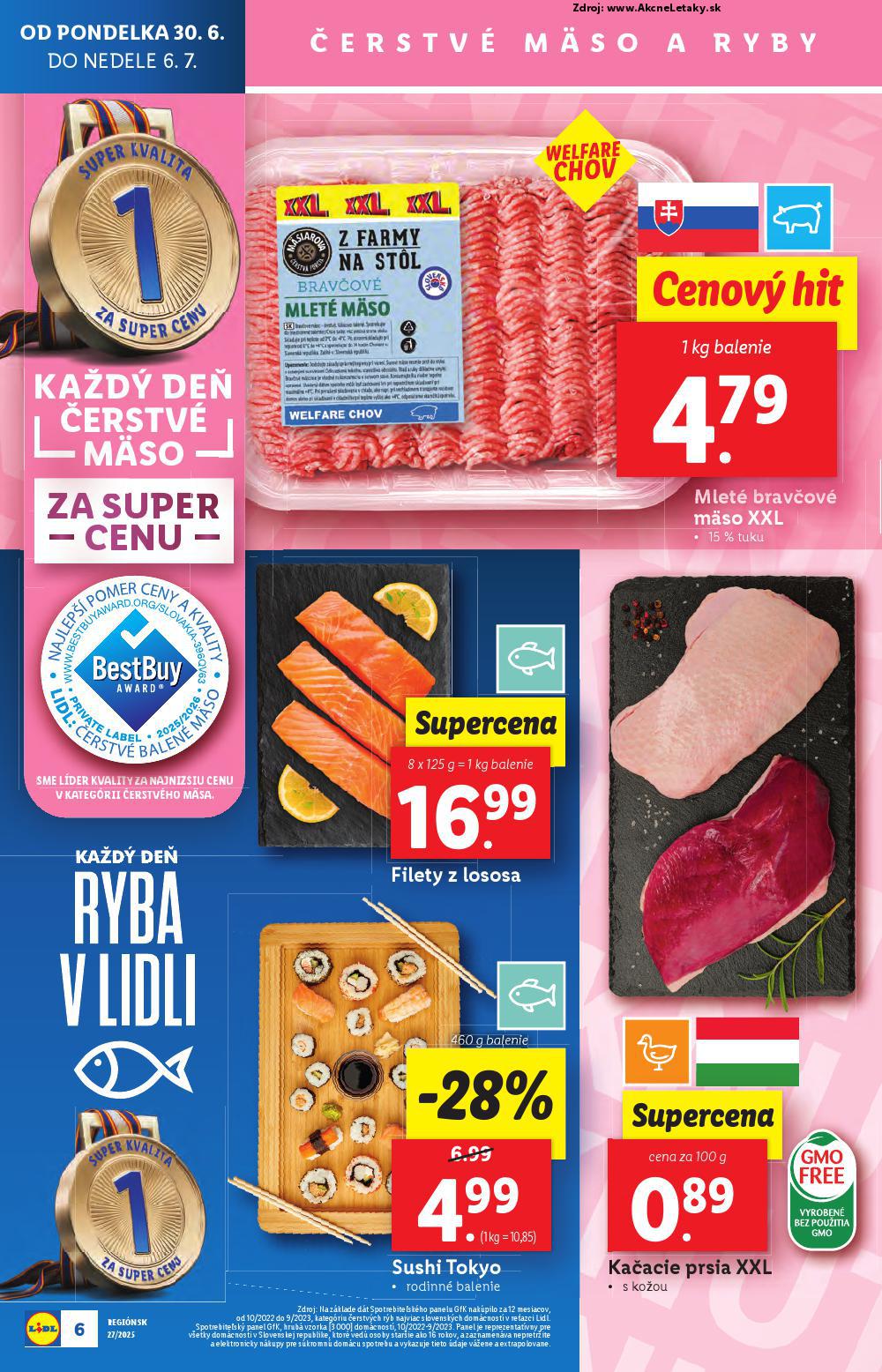 Leták Lidl (30. 6. - 6. 7. 2025) - strana 6 z 93