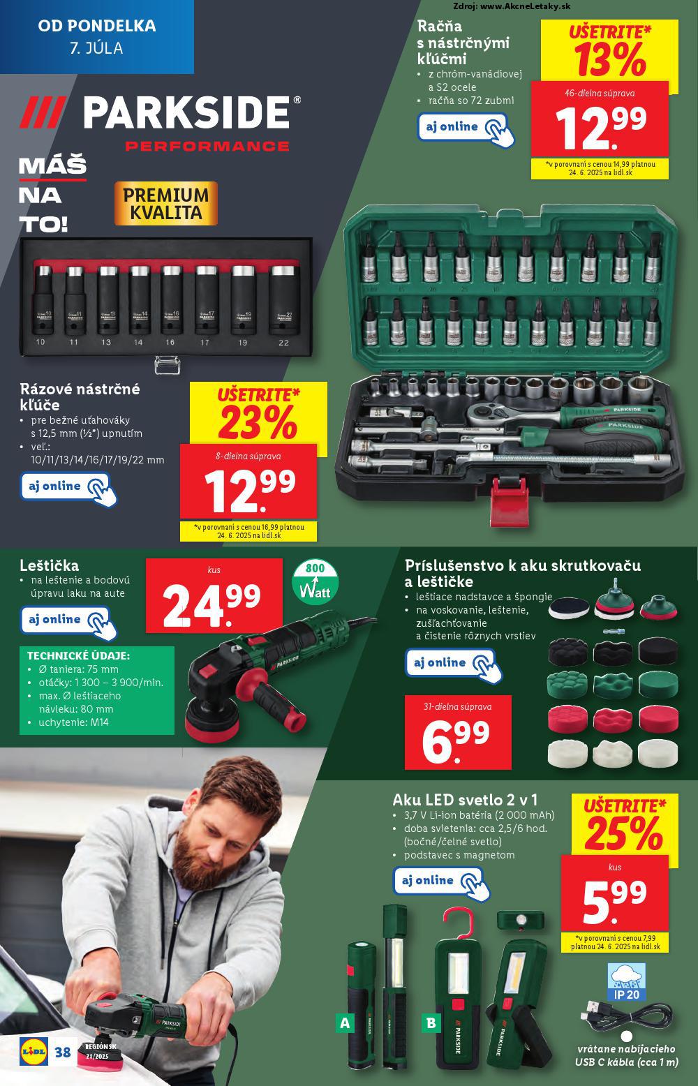 Leták Lidl (7. 7. - 13. 7. 2025) - strana 42 z 91