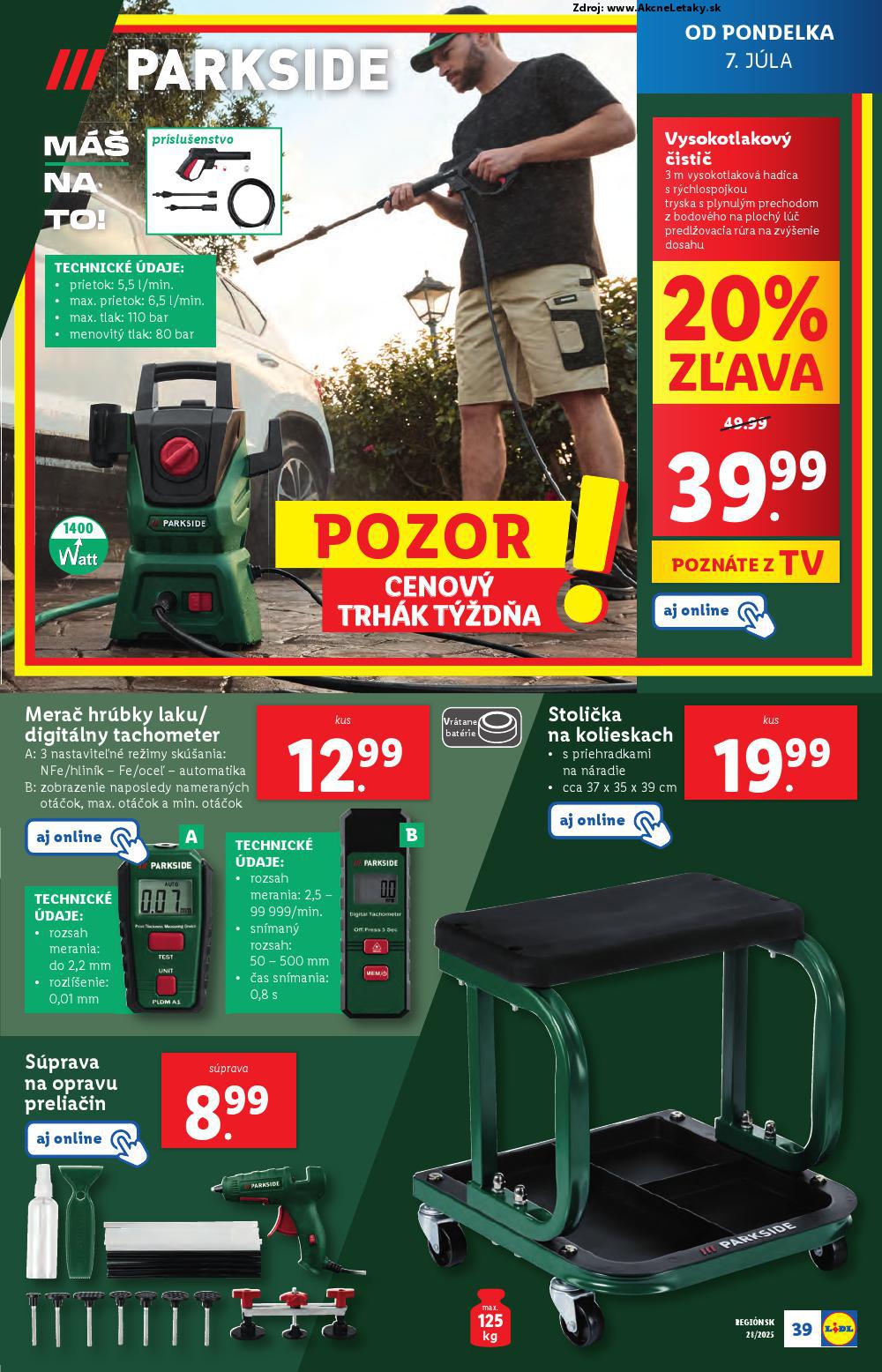 Leták Lidl (7. 7. - 13. 7. 2025) - strana 43 z 91