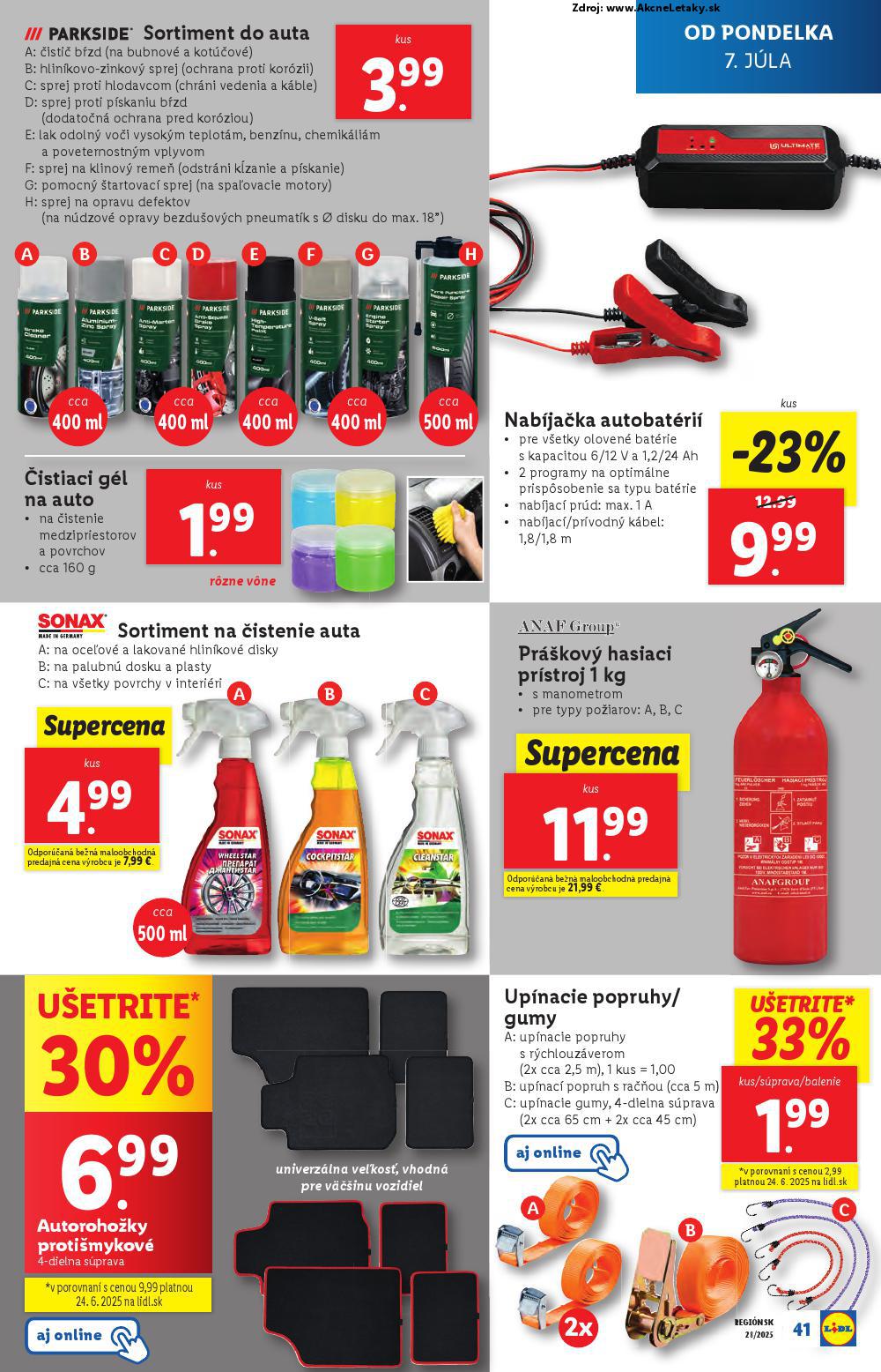 Leták Lidl (7. 7. - 13. 7. 2025) - strana 45 z 91