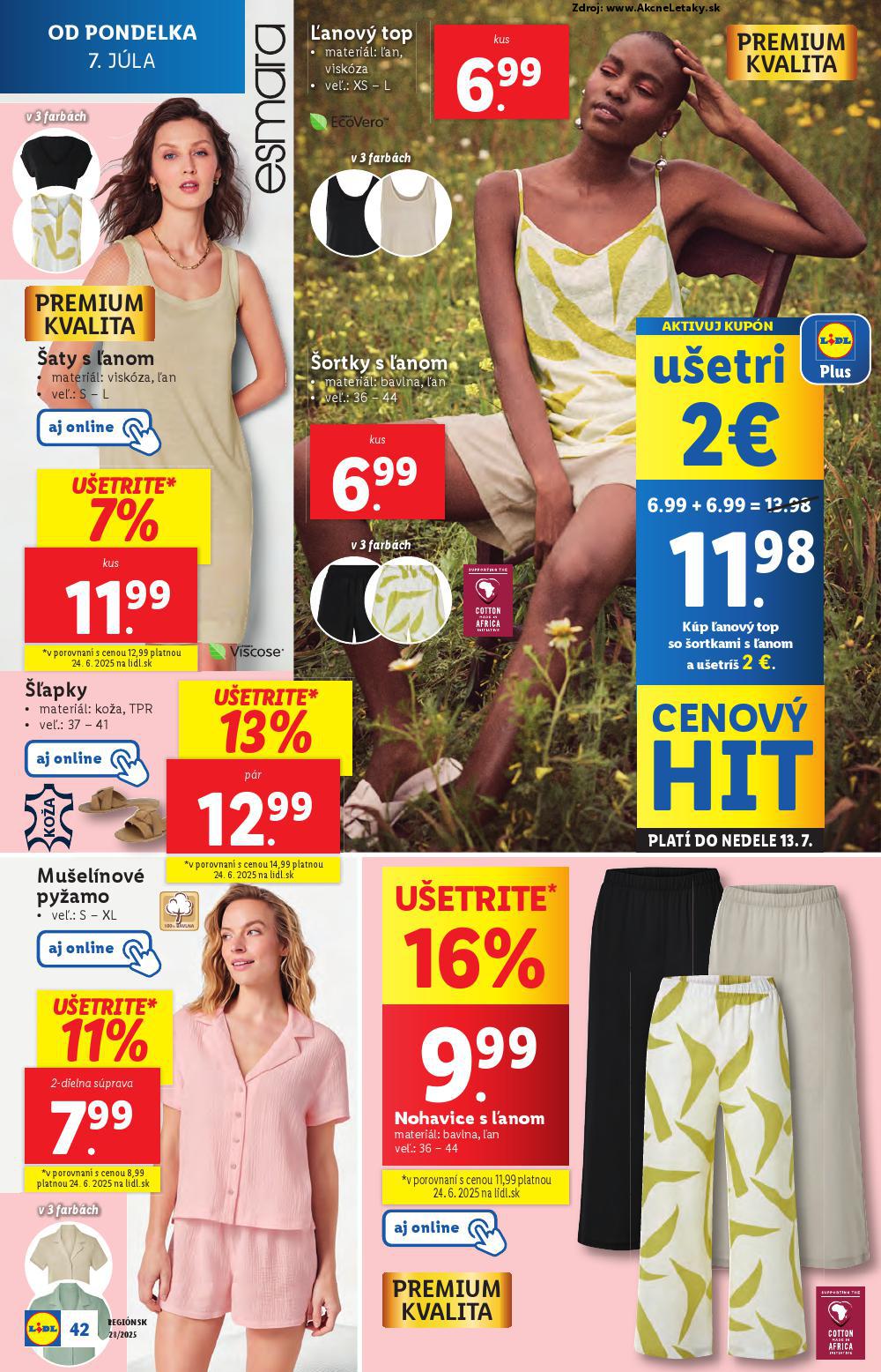Leták Lidl (7. 7. - 13. 7. 2025) - strana 46 z 91