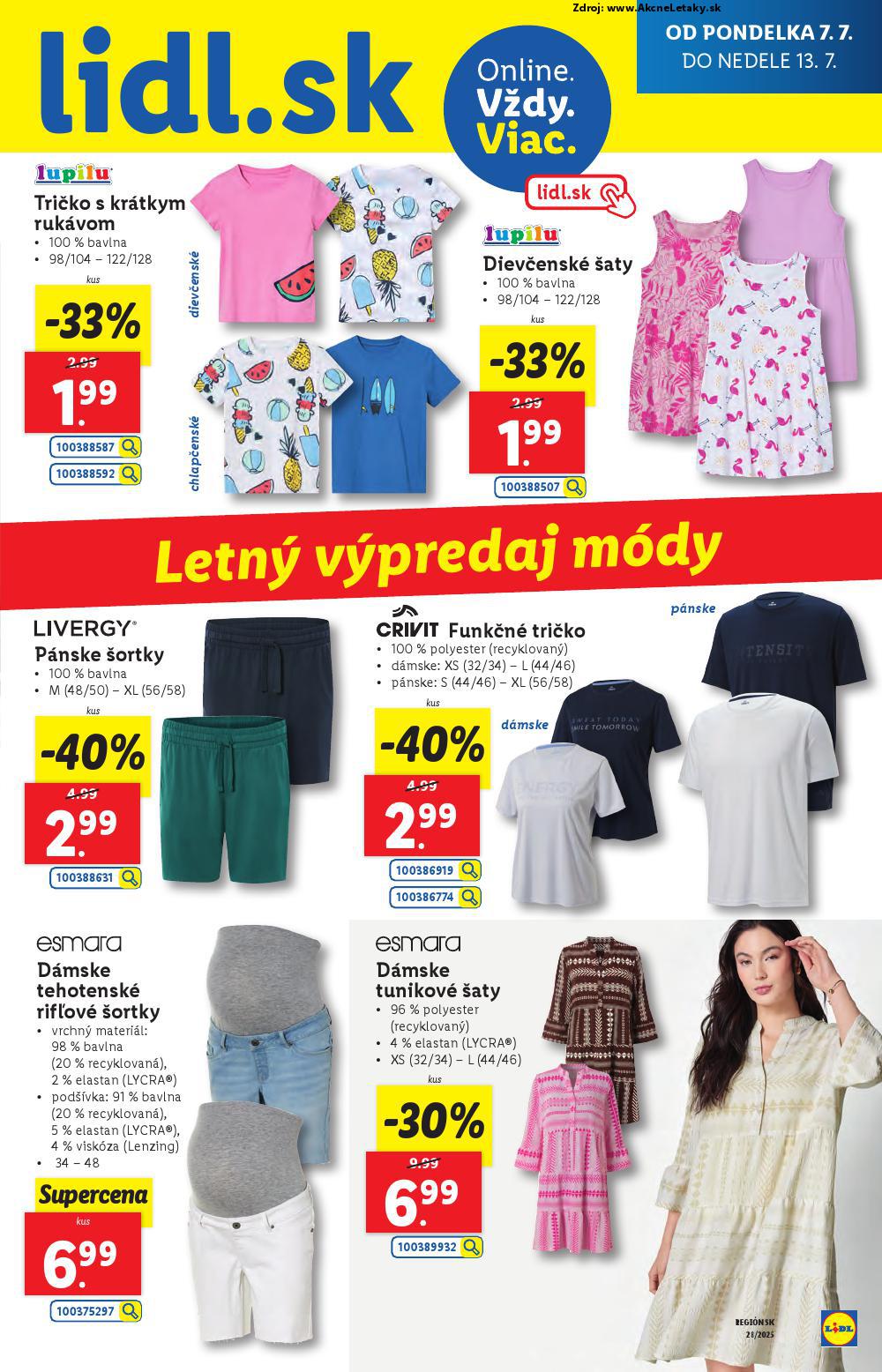 Leták Lidl (7. 7. - 13. 7. 2025) - strana 49 z 91