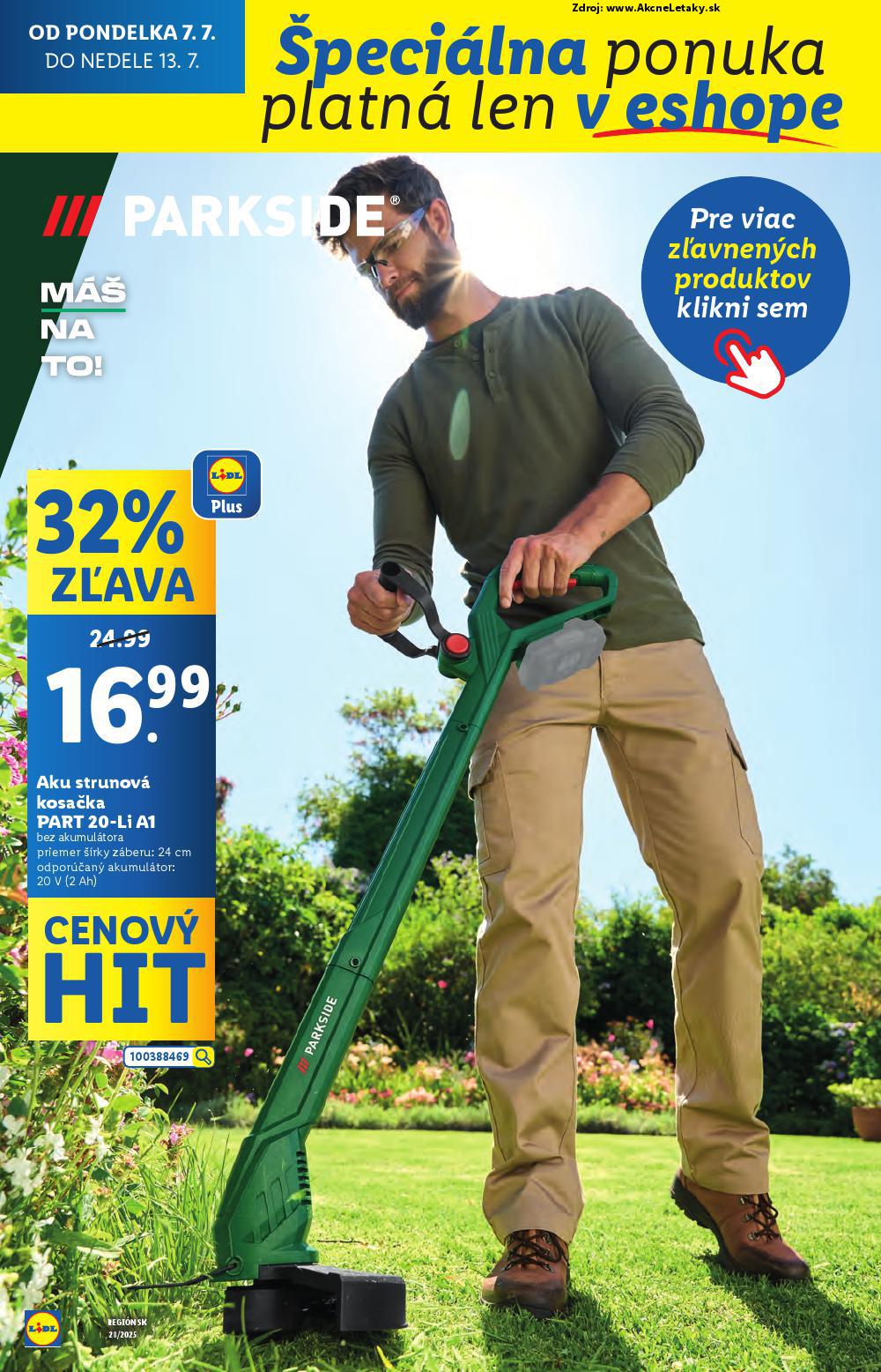 Leták Lidl (7. 7. - 13. 7. 2025) - strana 50 z 91