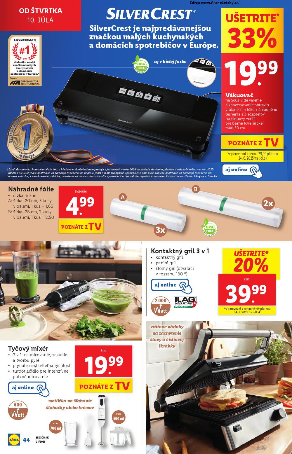 Leták Lidl (7. 7. - 13. 7. 2025) - strana 52 z 91
