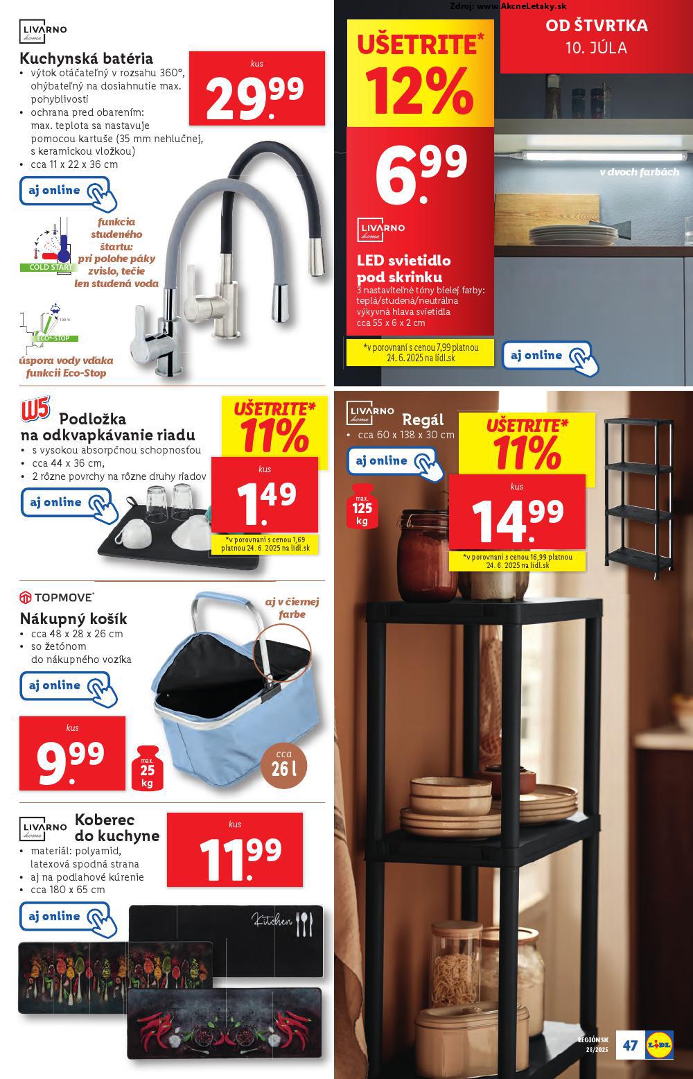 Leták Lidl (7. 7. - 13. 7. 2025) - strana 55 z 91