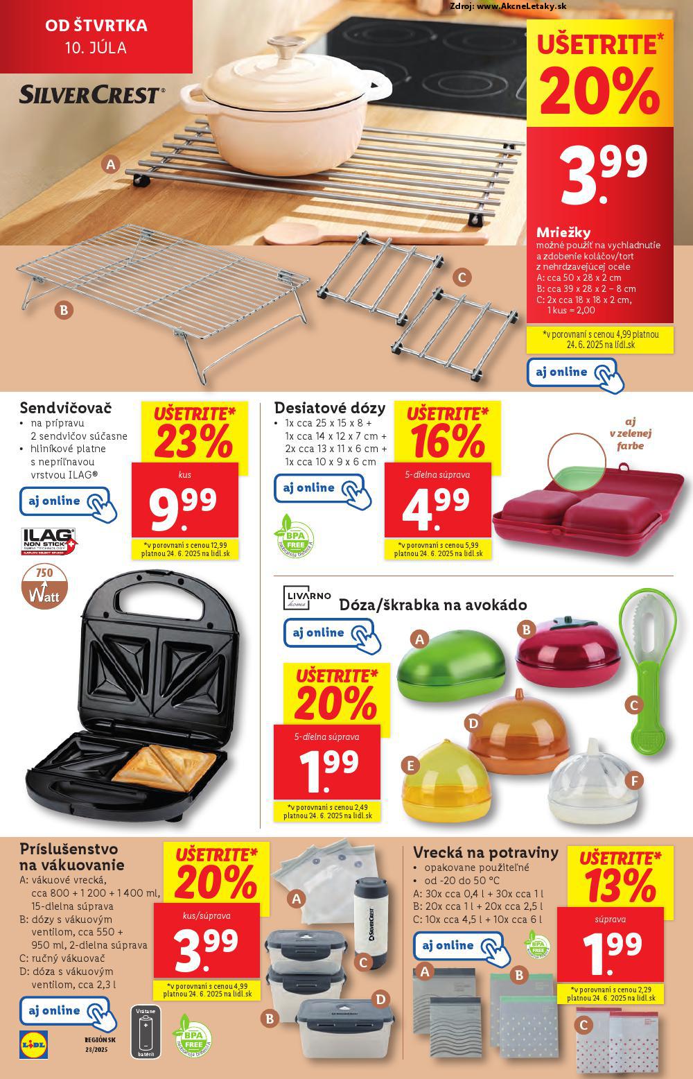 Leták Lidl (7. 7. - 13. 7. 2025) - strana 58 z 91