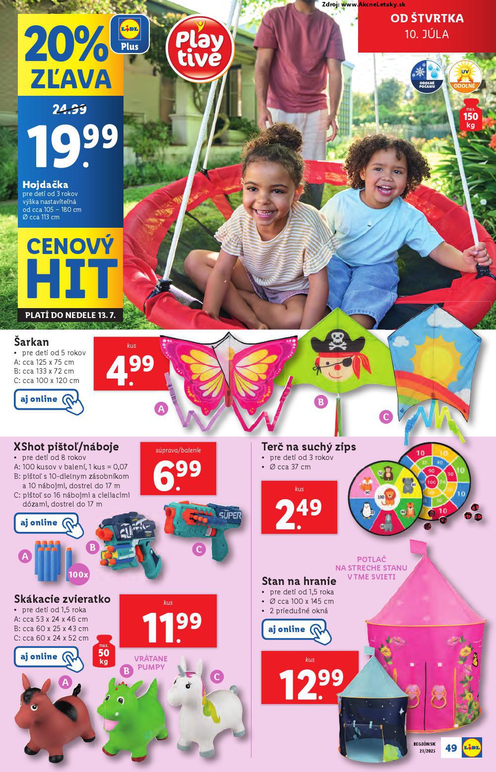 Leták Lidl (7. 7. - 13. 7. 2025) - strana 59 z 91