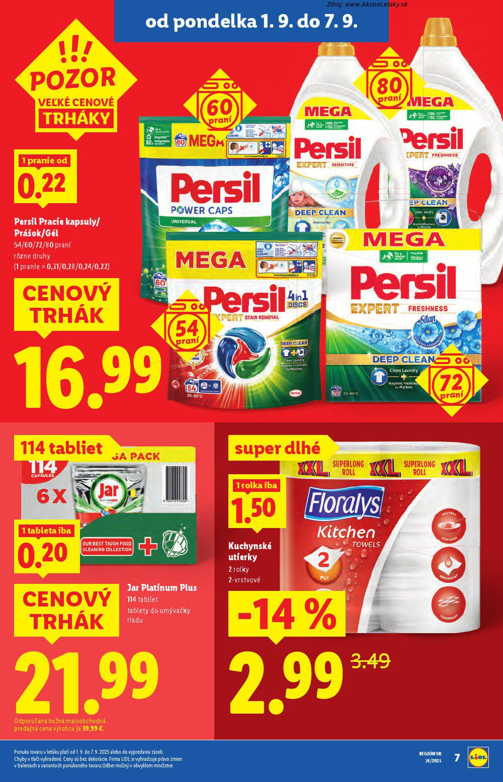Leták Lidl (1. 9. - 7. 9. 2025) - strana 7 z 103