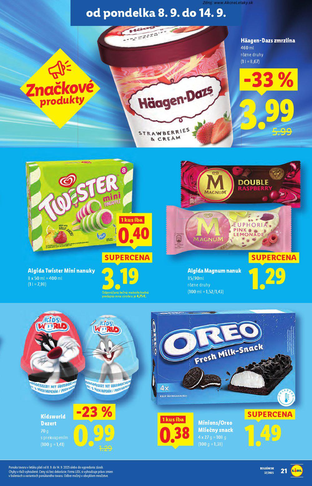 Leták Lidl (8. 9. - 14. 9. 2025) - strana 23 z 91