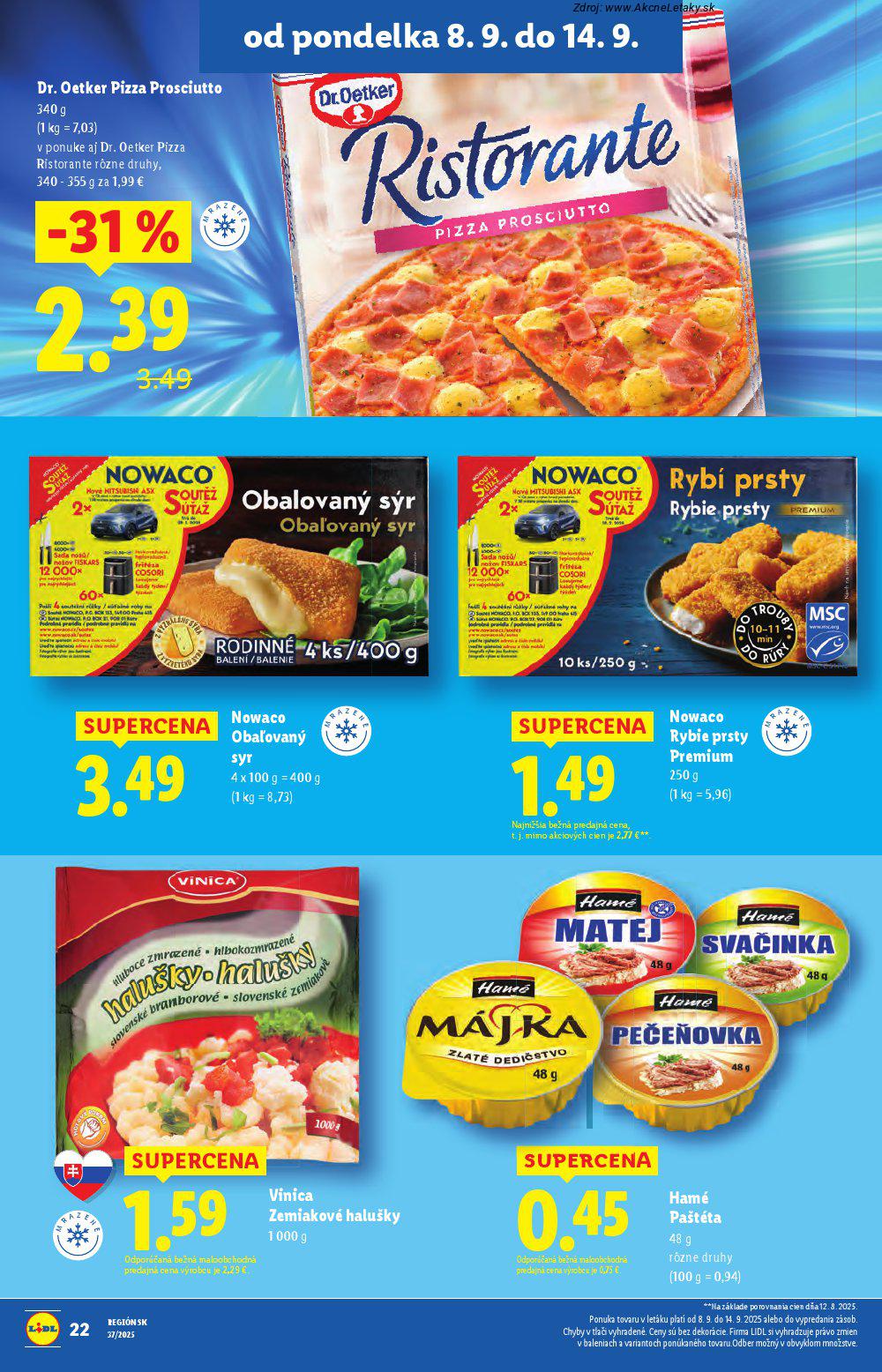 Leták Lidl (8. 9. - 14. 9. 2025) - strana 24 z 91