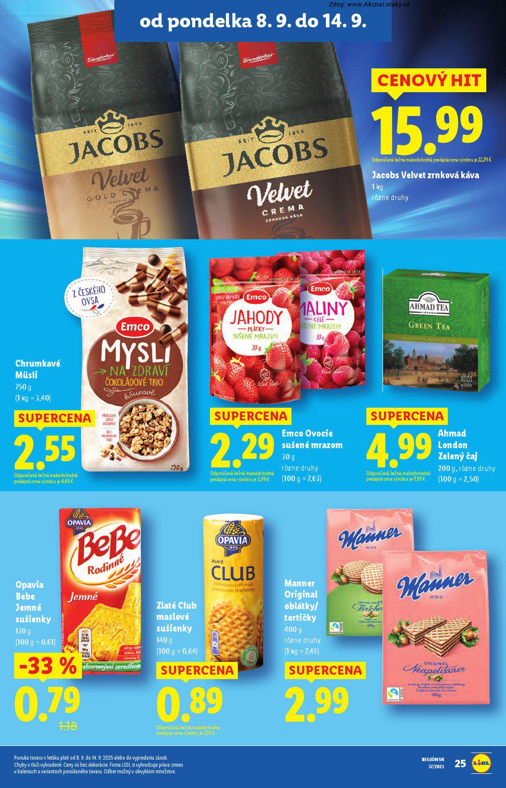 Leták Lidl (8. 9. - 14. 9. 2025) - strana 27 z 91