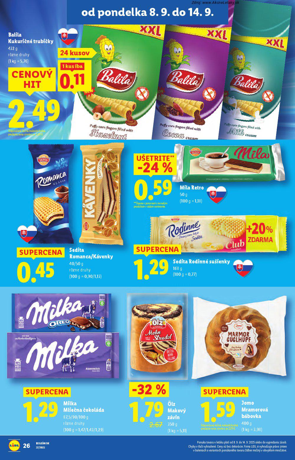 Leták Lidl (8. 9. - 14. 9. 2025) - strana 28 z 91
