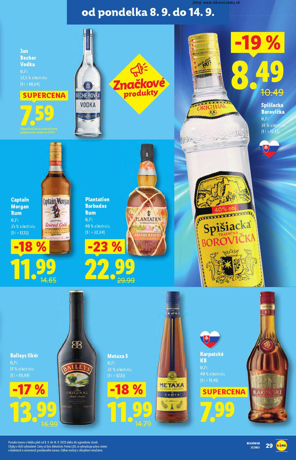 Leták Lidl (8. 9. - 14. 9. 2025) - strana 31 z 91
