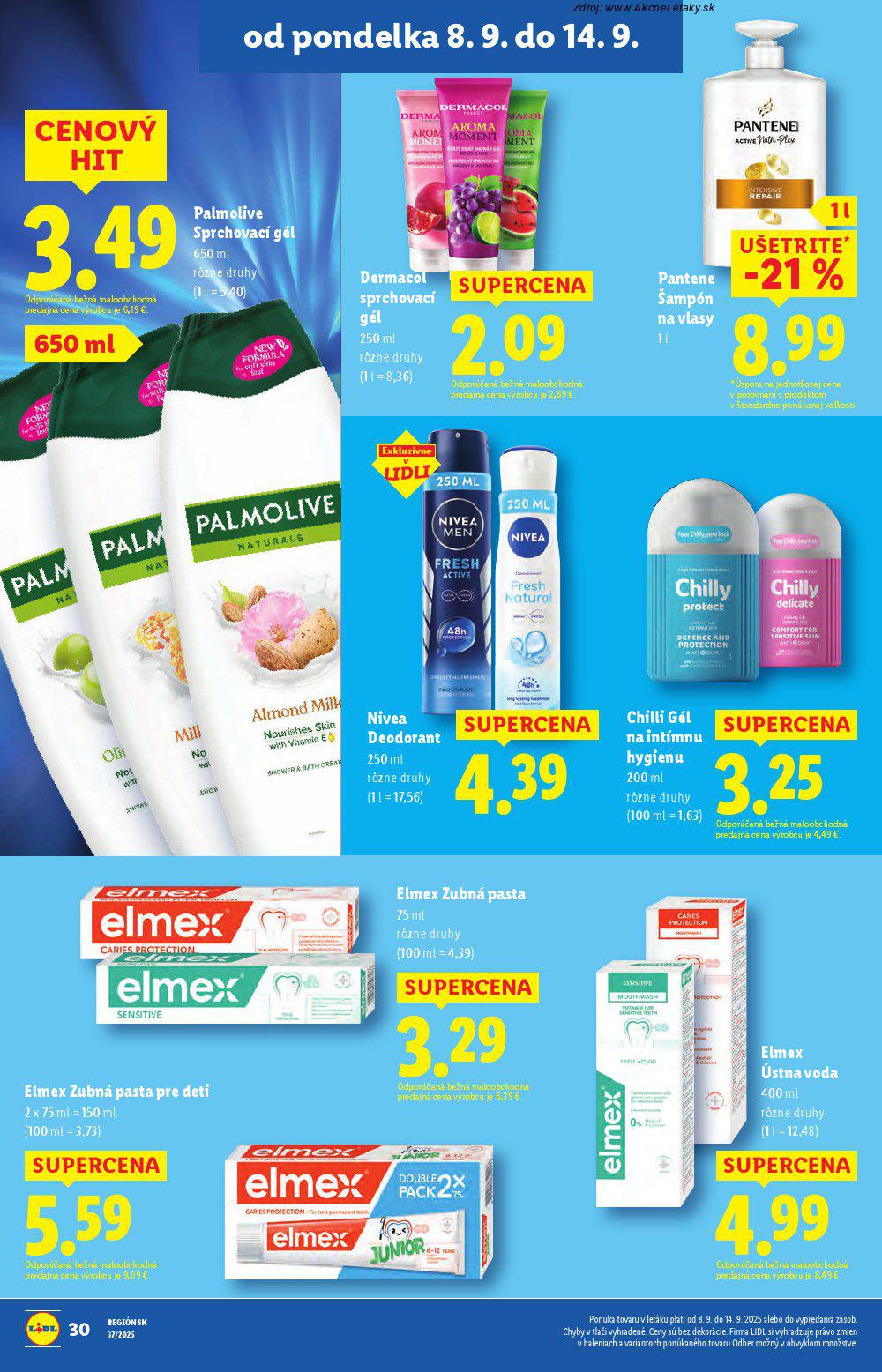 Leták Lidl (8. 9. - 14. 9. 2025) - strana 32 z 91