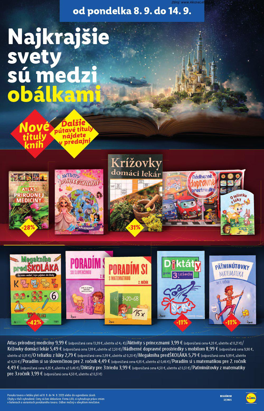 Leták Lidl (8. 9. - 14. 9. 2025) - strana 35 z 91